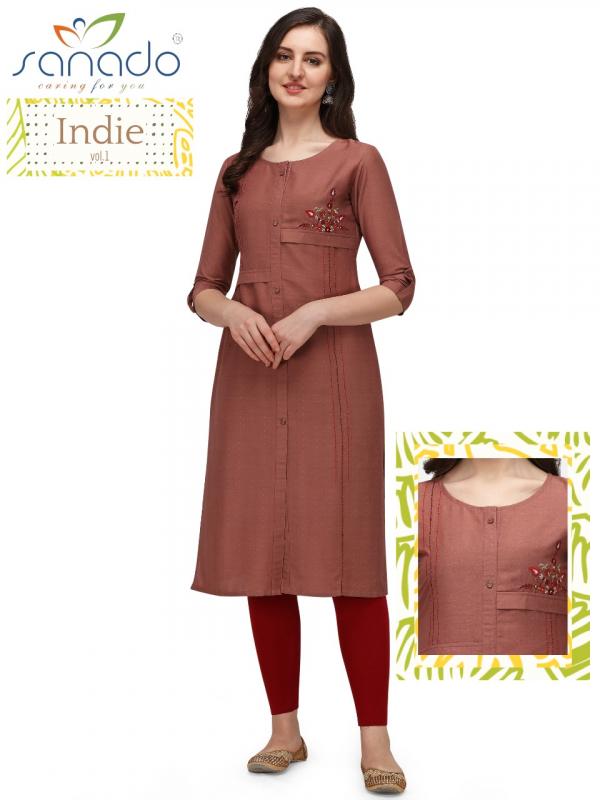 Sanado Indie Designer Embroidery Kurti